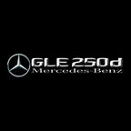 LUCI PROIETTORI LOGO MERCEDES BENZ Nr.03 (quantità 1 = 1 set / 2 luci porta)