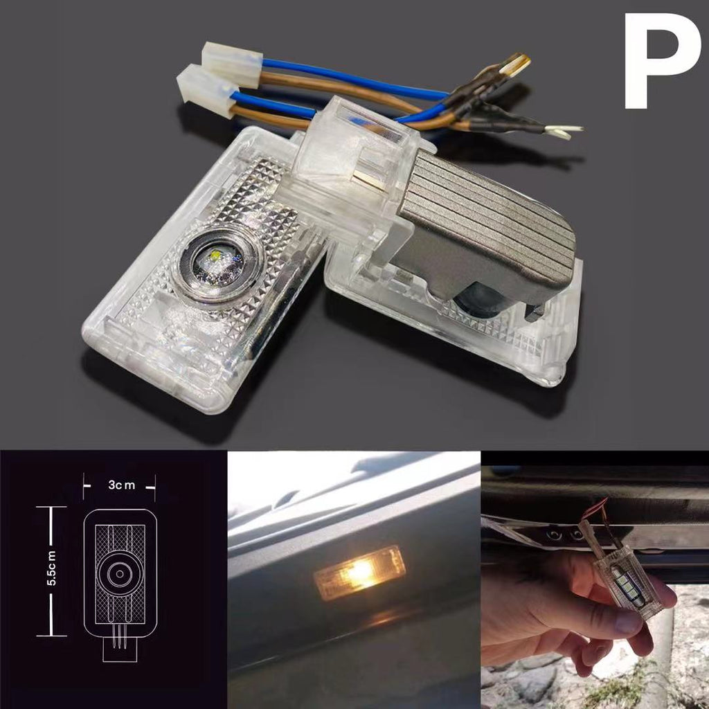 AUDI LOGO PROJECTOT LIGHTS Nr.19 (Menge 1 = 2 Logo Folien /2 Türleuchten)