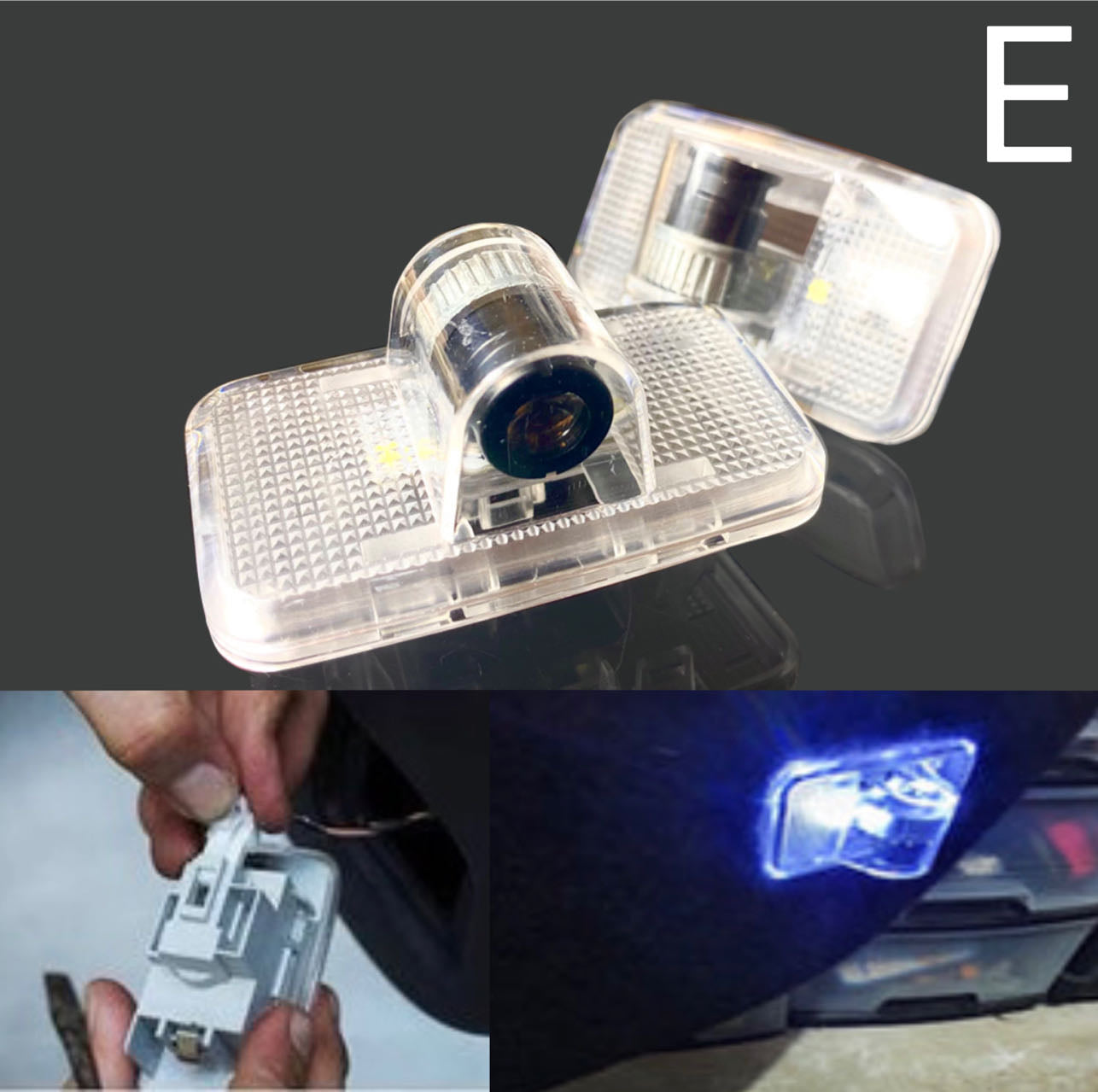 GTR R35 PROJECTOT LIGHTS Nr.03 (quantità 1 = 2 Pellicole logo /2 luci porta)