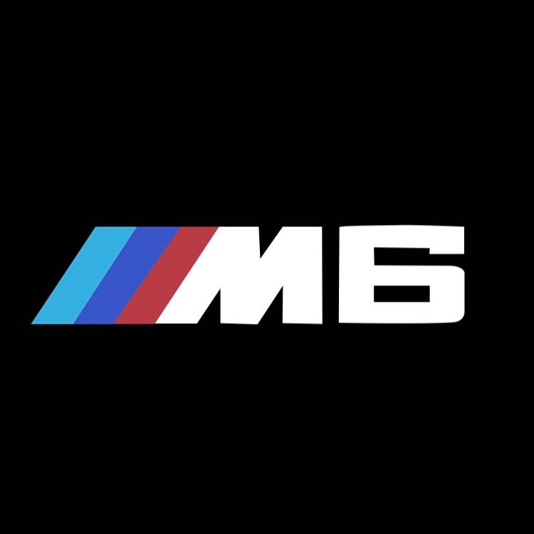 BMW M6 LOGO PROJECTOT LIGHTS Nr.04 (cantidad 1 = 1 juego/2 luces de puerta)