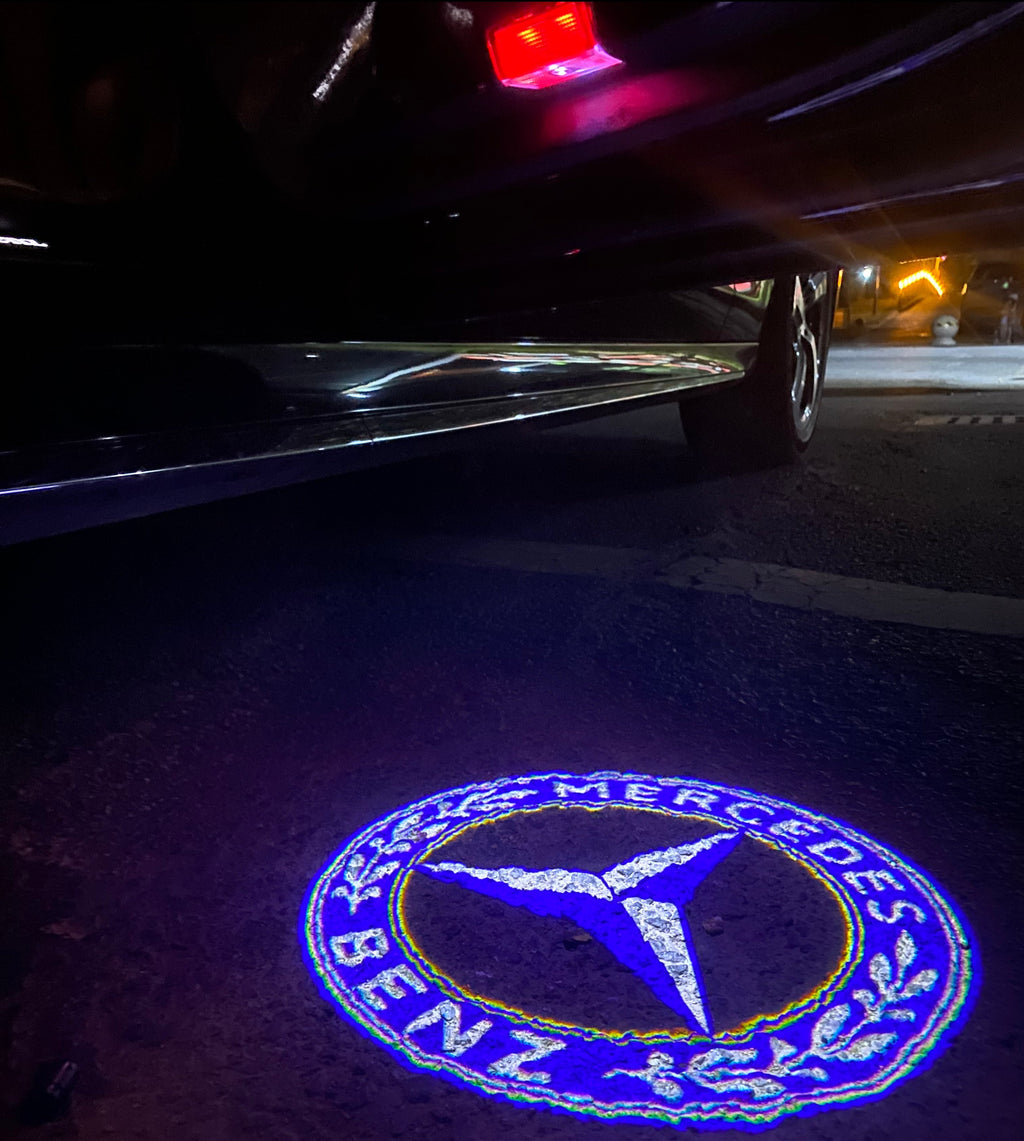 PROJECTEUR MERCEDES BENZ LOGO LIGHTS Nr.10 (quantité 1 = 1 sets / 2 door lights)