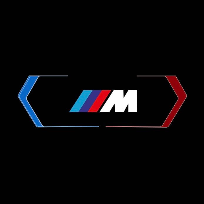 BMW M LOGO PROJECTOT LIGHTS Nr.11 (quantità 1 = 1 set/2 luci porta)