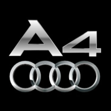 AUDI LOGO PROJECTOT LIGHTS Nr.120 (الكمية 1 = 2 Logo Films /2 أضواء الباب)