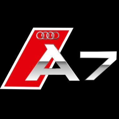 AUDI LOGO PROJECTOT LIGHTS Nr.120 (الكمية 1 = 2 Logo Films /2 أضواء الباب)