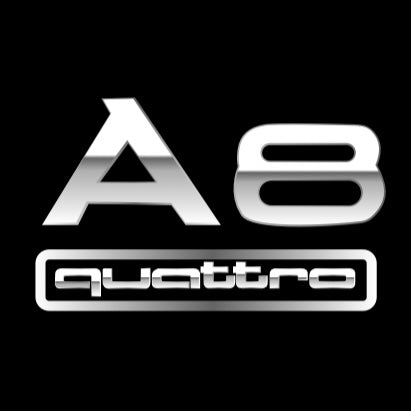 AUDI LOGO PROJECTOT LIGHTS Nr.46 (الكمية 1 = 2 Logo Films /2 أضواء الباب)