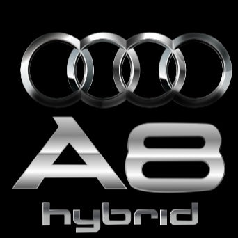 AUDI LOGO PROJECTOT LIGHTS Nr.46 (الكمية 1 = 2 Logo Films /2 أضواء الباب)