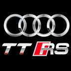 AUDI LOGO PROJECTOT LIGHTS Nr.120 (الكمية 1 = 2 Logo Films /2 أضواء الباب)