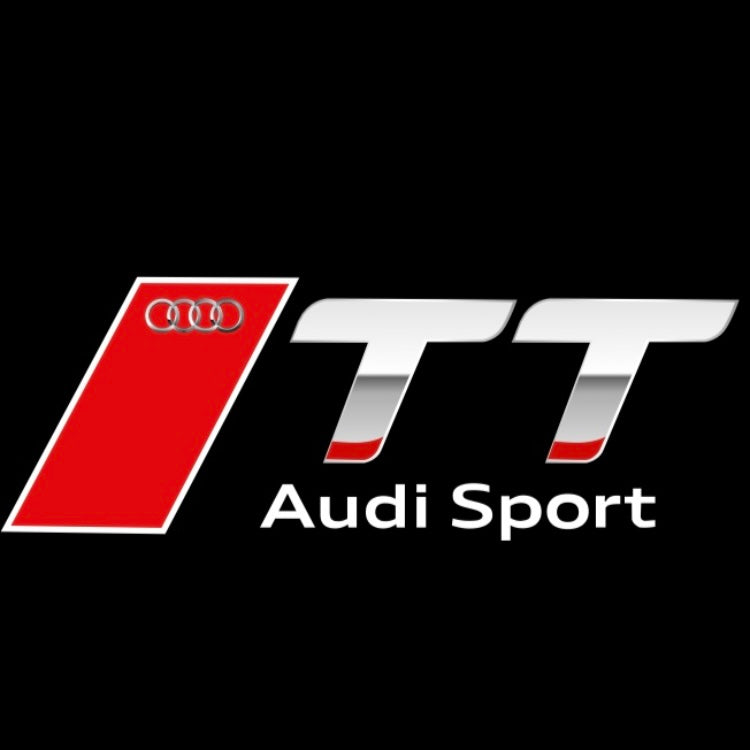 AUDI LOGO PROJECTOT LIGHTS Nr.120 (Menge 1 = 2 Logofolien /2 Türleuchten)