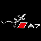 AUDI LOGO PROJECTOT LIGHTS Nr.120 (quantité 1 = 2 Logo Films /2 feux de porte)