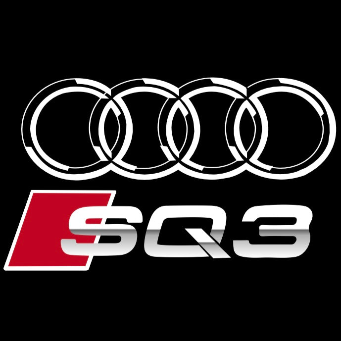 AUDI LOGO PROJECTOT LIGHTS Nr.120 (quantité 1 = 2 Logo Films /2 feux de porte)