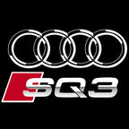 AUDI LOGO PROJECTOT LIGHTS Nr.120 (quantité 1 = 2 Logo Films /2 feux de porte)