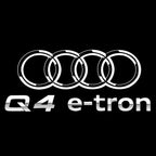 LUCES DE PROYECTOR LOGO AUDI No 120 (cantidad 1 = 2 películas con logotipo / 2 luces de puerta)