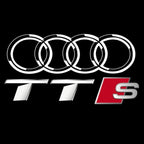 AUDI LOGO PROJECTOT LIGHTS Nr.120 (quantité 1 = 2 Logo Films /2 feux de porte)