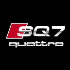 LUCES DE PROYECTOR LOGO AUDI No 120 (cantidad 1 = 2 películas con logotipo / 2 luces de puerta)