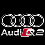 AUDI LOGO PROJECTOT LIGHTS Nr.120 (quantité 1 = 2 Logo Films /2 feux de porte)