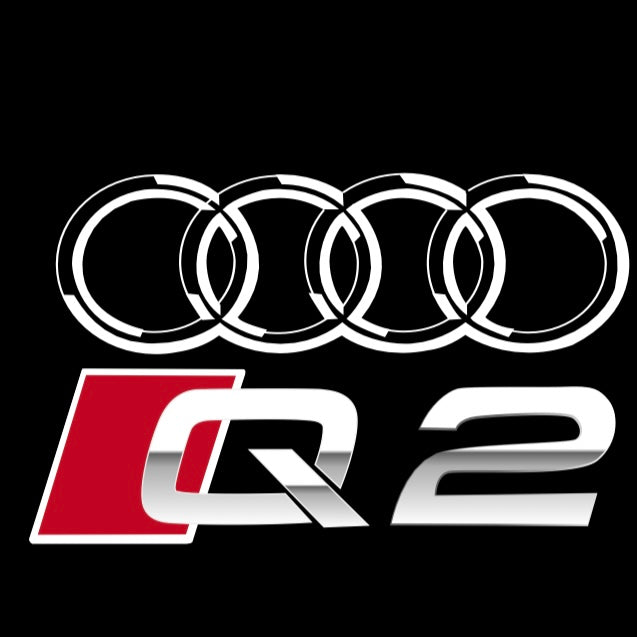 AUDI LOGO PROJECTOT LIGHTS Nr.120 (quantité 1 = 2 Logo Films /2 feux de porte)