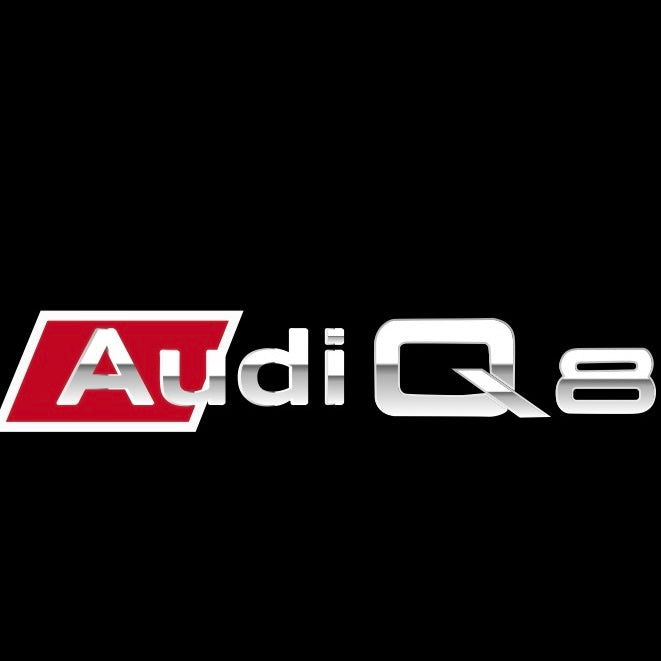 LUCES DE PROYECTOR LOGO AUDI No 120 (cantidad 1 = 2 películas con logotipo / 2 luces de puerta)