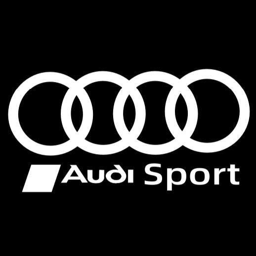 AUDI LOGO PROJECTOT LIGHTS Nr.120 (Menge 1 = 2 Logofolien /2 Türleuchten)