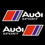LUCES DE PROYECTOR LOGO AUDI No 120 (cantidad 1 = 2 películas con logotipo / 2 luces de puerta)