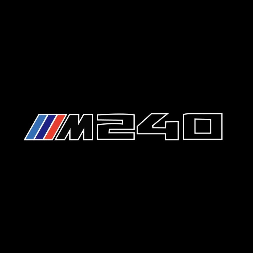 LUCES DE PROYECTOR DEL LOGOTIPO BMW M3 Nr.24 (cantidad 1 = 1 juegos / 2 luces de puerta)