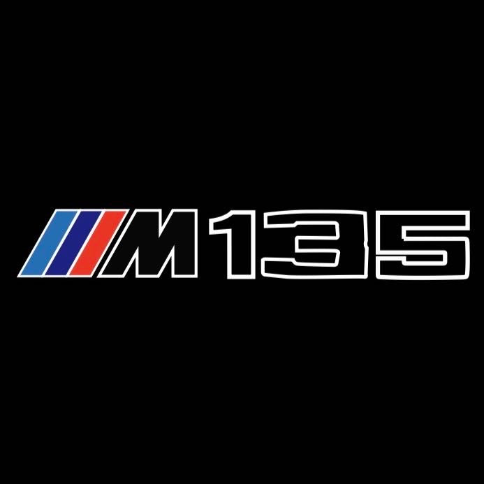 ÉCLAIRAGE DE PROJECTEUR BMW M3 LOGO Nr.24 (quantité 1 = 1 jeux / 2 feux de porte)