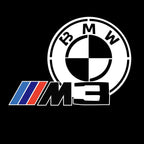 LUCES DE PROYECTOR DEL LOGOTIPO BMW M3 Nr.24 (cantidad 1 = 1 juegos / 2 luces de puerta)