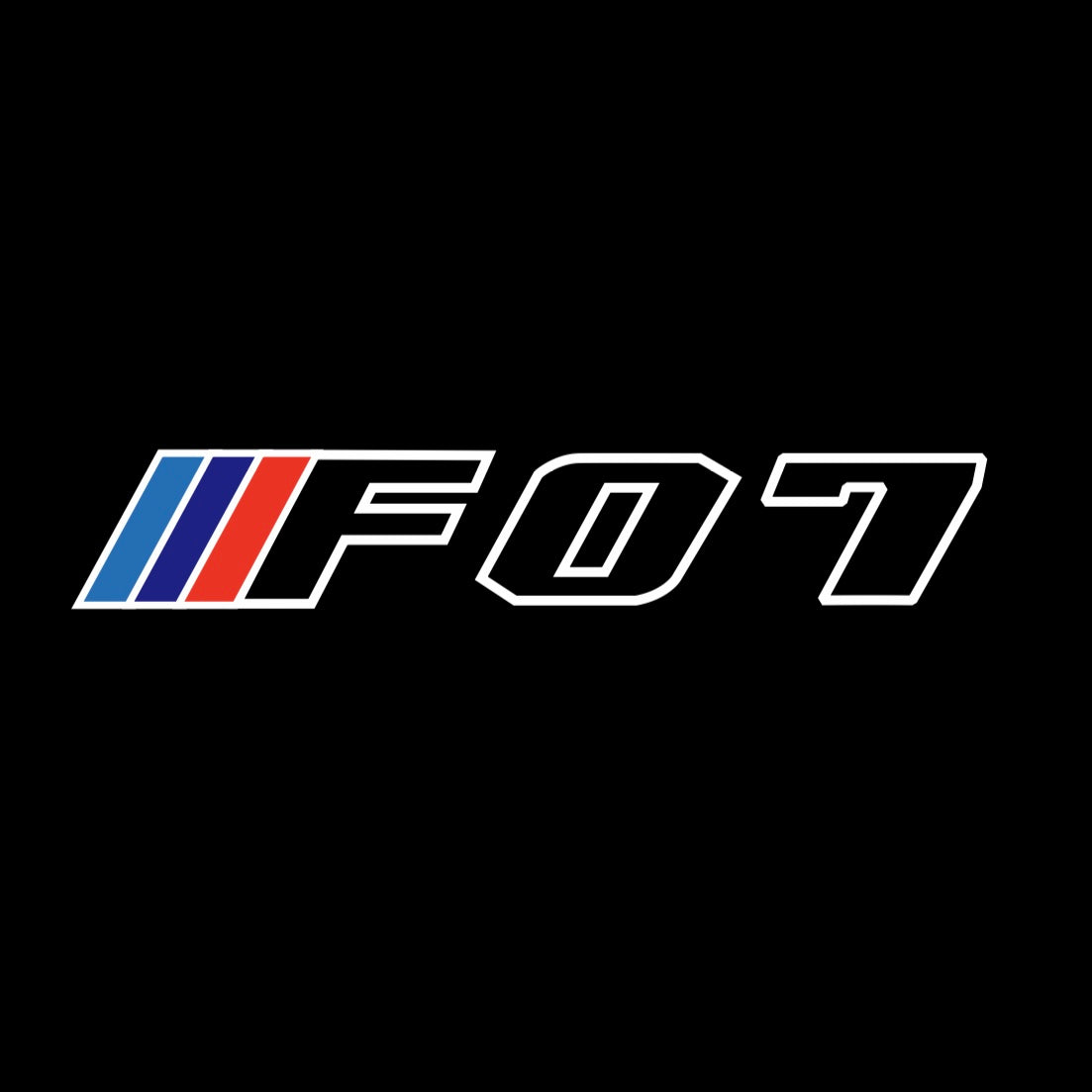 ÉCLAIRAGE DE PROJECTEUR BMW M3 LOGO Nr.24 (quantité 1 = 1 jeux / 2 feux de porte)