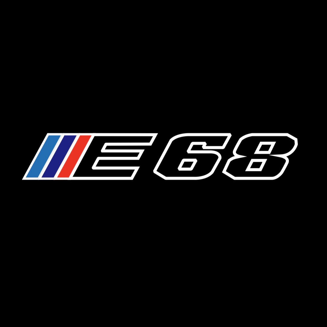 ÉCLAIRAGE DE PROJECTEUR BMW M3 LOGO Nr.24 (quantité 1 = 1 jeux / 2 feux de porte)