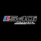 LUCES DE PROYECTOR DEL LOGOTIPO BMW M3 Nr.24 (cantidad 1 = 1 juegos / 2 luces de puerta)