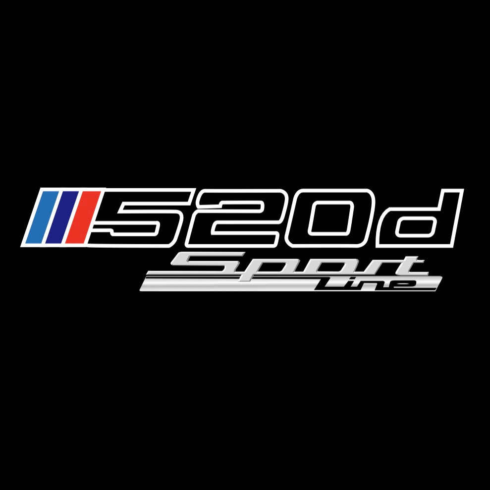 ÉCLAIRAGE DE PROJECTEUR BMW M3 LOGO Nr.24 (quantité 1 = 1 jeux / 2 feux de porte)
