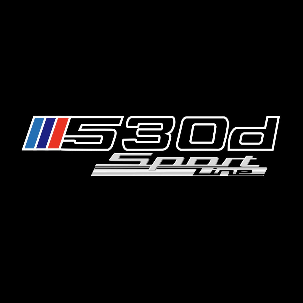ÉCLAIRAGE DE PROJECTEUR BMW M3 LOGO Nr.24 (quantité 1 = 1 jeux / 2 feux de porte)