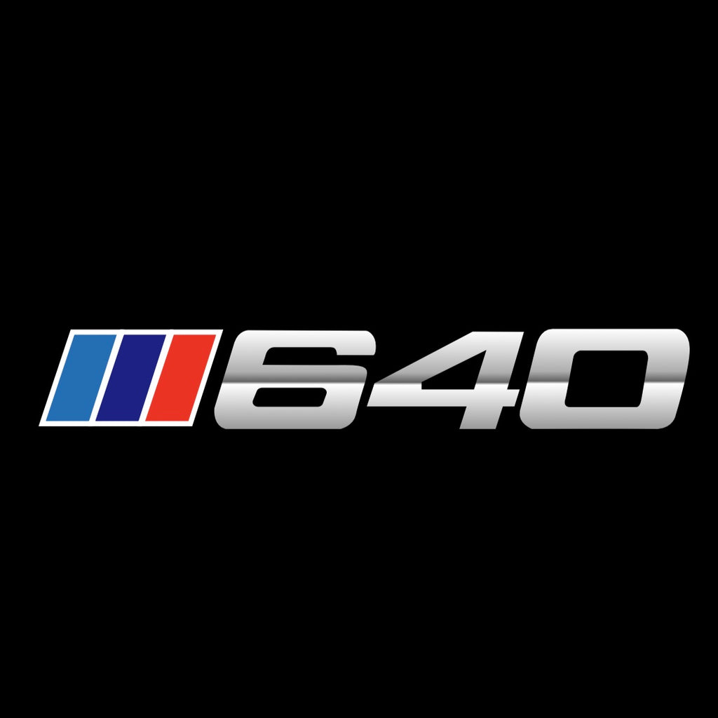 ÉCLAIRAGE DE PROJECTEUR BMW M3 LOGO Nr.24 (quantité 1 = 1 jeux / 2 feux de porte)