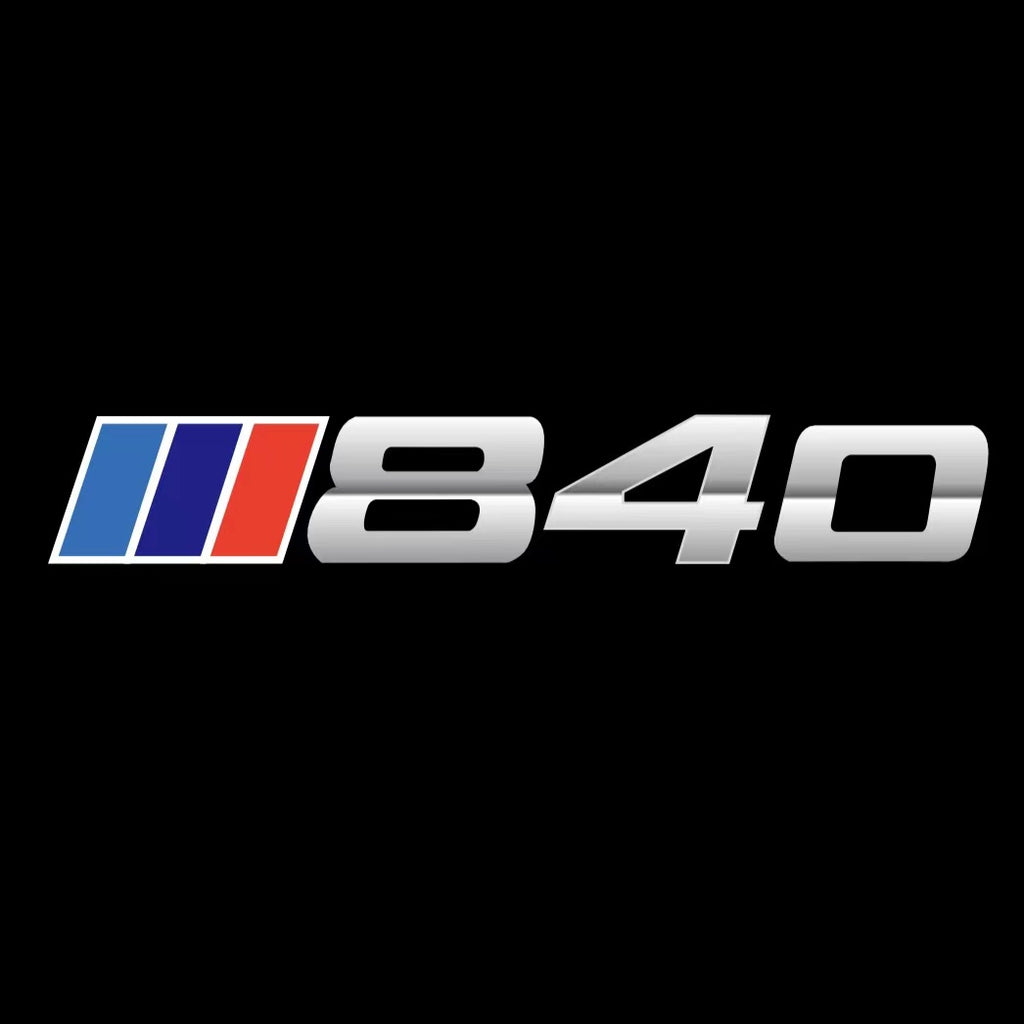 ÉCLAIRAGE DE PROJECTEUR BMW M3 LOGO Nr.24 (quantité 1 = 1 jeux / 2 feux de porte)