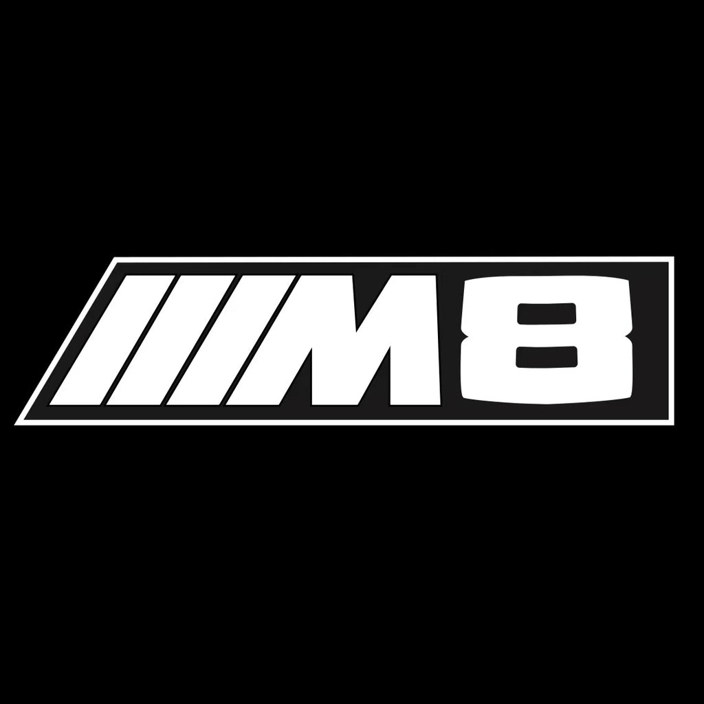 ÉCLAIRAGE DE PROJECTEUR BMW M3 LOGO Nr.24 (quantité 1 = 1 jeux / 2 feux de porte)