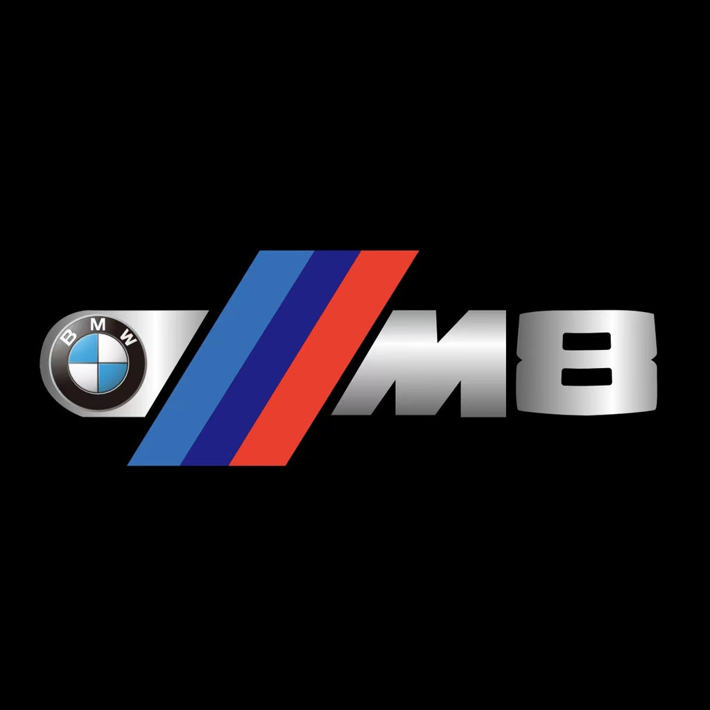 ÉCLAIRAGE DE PROJECTEUR BMW M3 LOGO Nr.24 (quantité 1 = 1 jeux / 2 feux de porte)