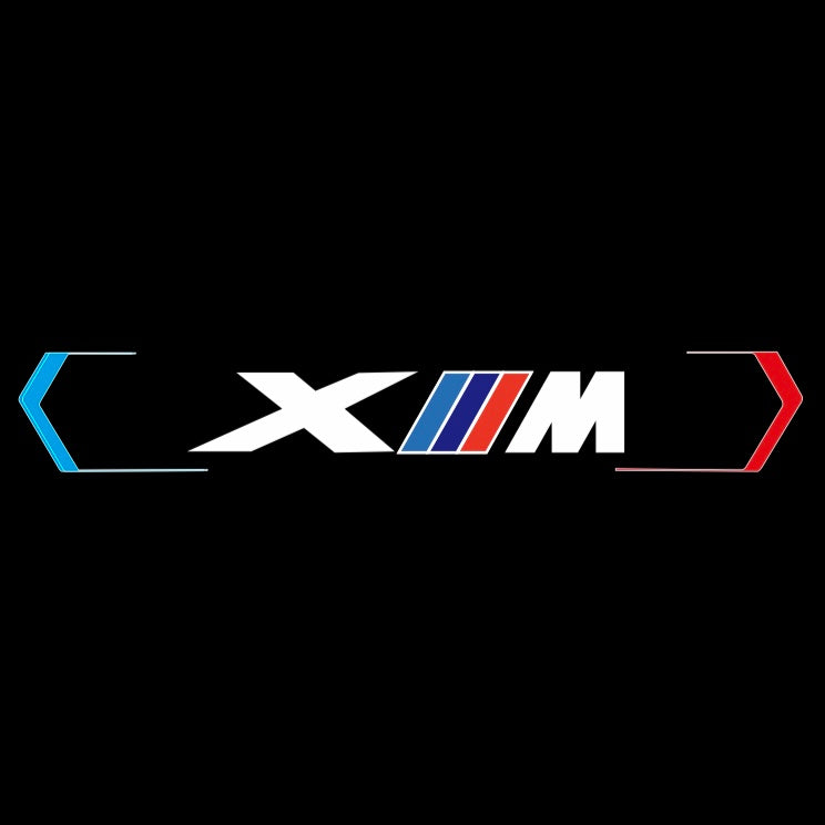 ÉCLAIRAGE DE PROJECTEUR BMW M3 LOGO Nr.24 (quantité 1 = 1 jeux / 2 feux de porte)