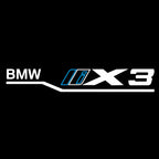 ÉCLAIRAGE DE PROJECTEUR BMW M3 LOGO Nr.24 (quantité 1 = 1 jeux / 2 feux de porte)