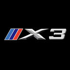 ÉCLAIRAGE DE PROJECTEUR BMW M3 LOGO Nr.24 (quantité 1 = 1 jeux / 2 feux de porte)