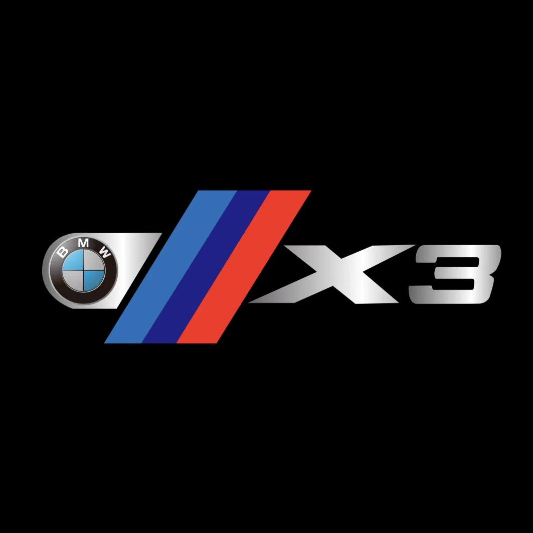 LUCES DE PROYECTOR DEL LOGOTIPO BMW M3 Nr.24 (cantidad 1 = 1 juegos / 2 luces de puerta)