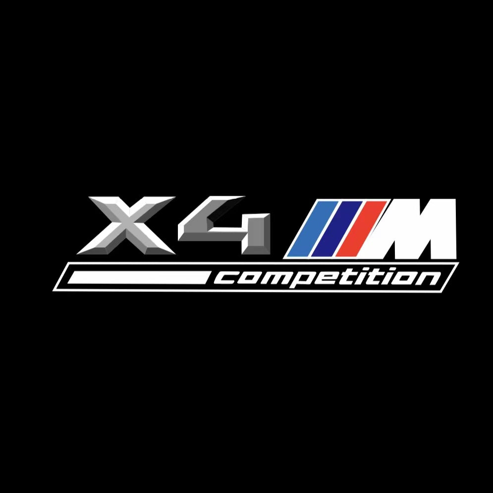 ÉCLAIRAGE DE PROJECTEUR BMW M3 LOGO Nr.24 (quantité 1 = 1 jeux / 2 feux de porte)