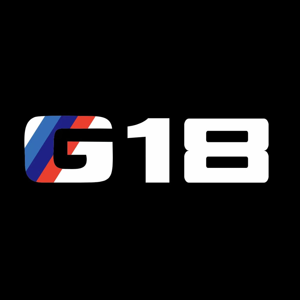 ÉCLAIRAGE DE PROJECTEUR BMW M3 LOGO Nr.24 (quantité 1 = 1 jeux / 2 feux de porte)