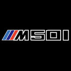 ÉCLAIRAGE DE PROJECTEUR BMW M3 LOGO Nr.24 (quantité 1 = 1 jeux / 2 feux de porte)