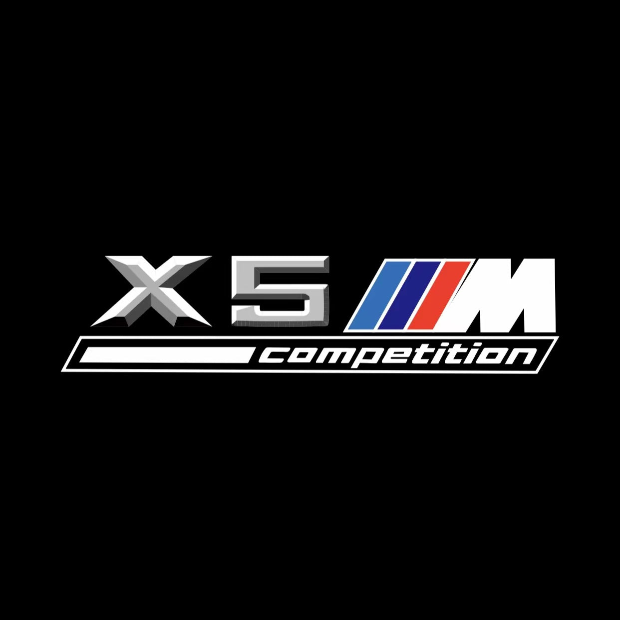 BMW M3 LOGO PROJECTOR LIGHTS Nr.24 (الكمية 1 = 1 مجموعة / 2 أضواء باب)
