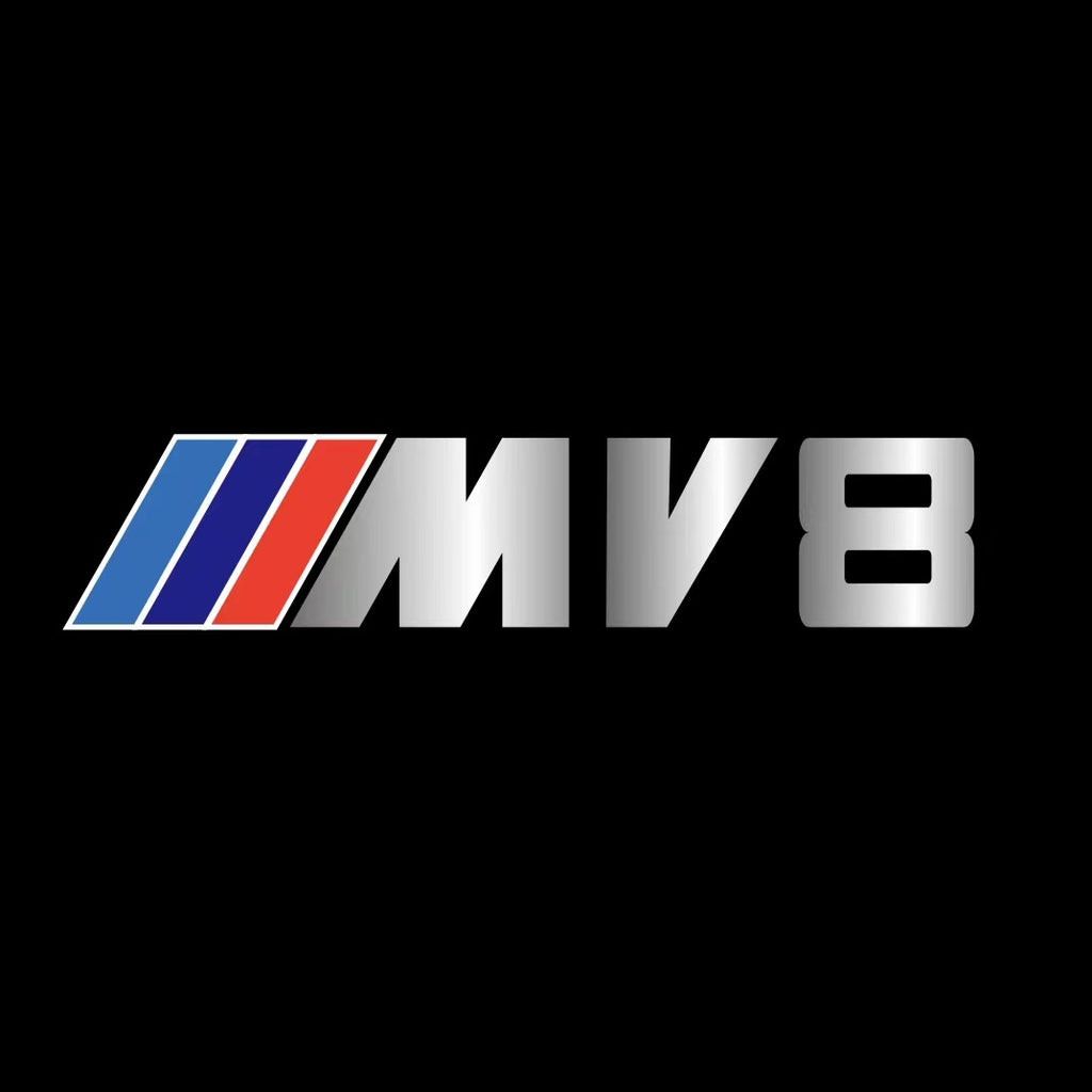 ÉCLAIRAGE DE PROJECTEUR BMW M3 LOGO Nr.24 (quantité 1 = 1 jeux / 2 feux de porte)