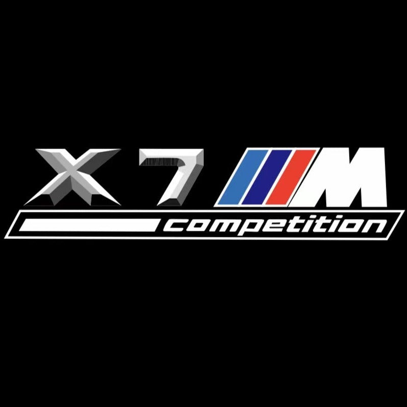 ÉCLAIRAGE DE PROJECTEUR BMW M3 LOGO Nr.24 (quantité 1 = 1 jeux / 2 feux de porte)