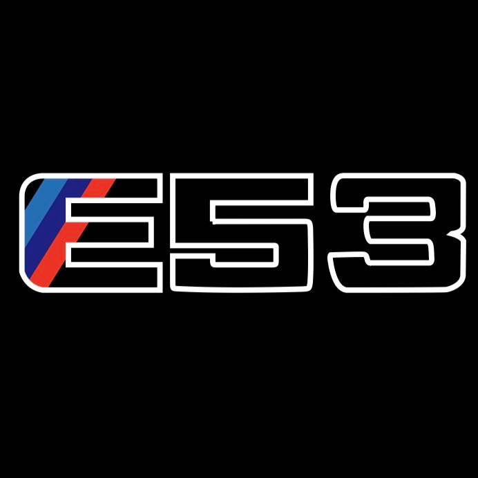 LUCES DE PROYECTOR DEL LOGOTIPO BMW M3 Nr.24 (cantidad 1 = 1 juegos / 2 luces de puerta)