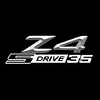 ÉCLAIRAGE DE PROJECTEUR BMW M3 LOGO Nr.24 (quantité 1 = 1 jeux / 2 feux de porte)