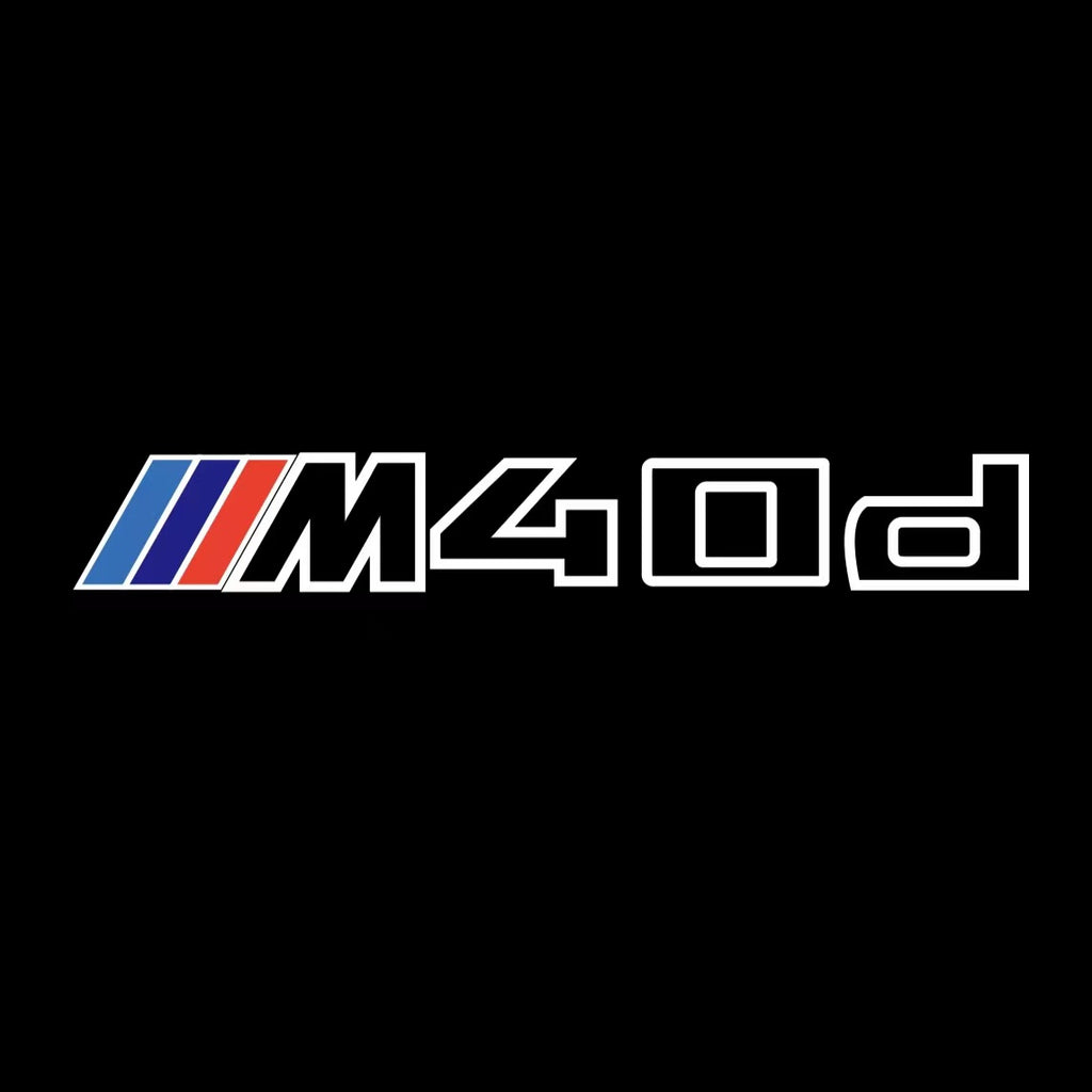 LUCES DE PROYECTOR DEL LOGOTIPO BMW M3 Nr.24 (cantidad 1 = 1 juegos / 2 luces de puerta)