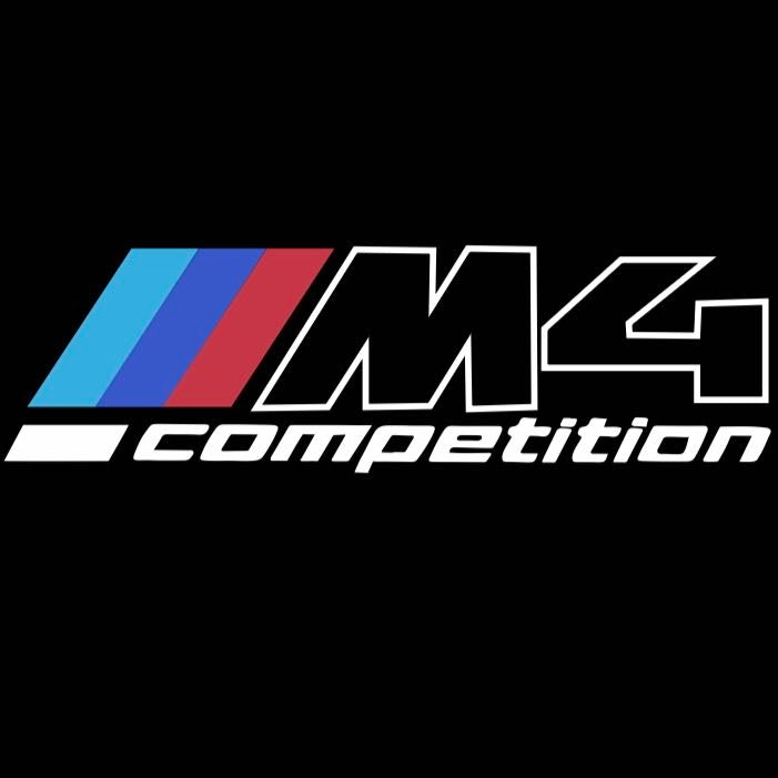 LUCES DE PROYECTOR DEL LOGOTIPO BMW M3 Nr.24 (cantidad 1 = 1 juegos / 2 luces de puerta)