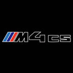 ÉCLAIRAGE DE PROJECTEUR BMW M3 LOGO Nr.24 (quantité 1 = 1 jeux / 2 feux de porte)
